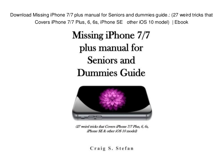 Apple iphone 7s plus manual