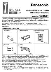 Panasonic Kx Dt343 Phone User Manual